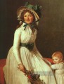 Porträt von Madame Seriziat cgf Neoklassizismus Jacques Louis David